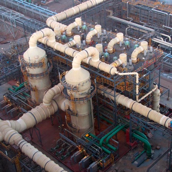 gas cleaning plant