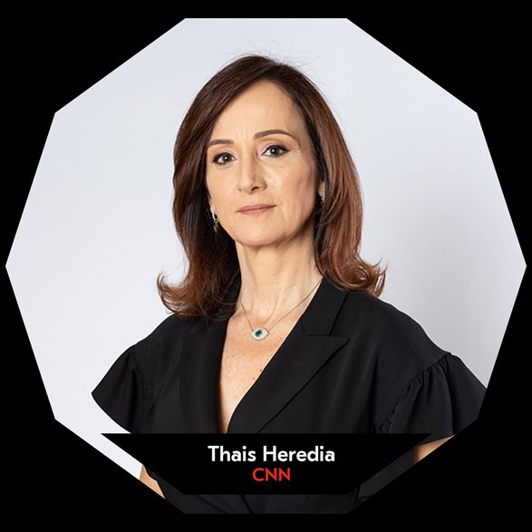 Thais Heredia, comentarista CNN