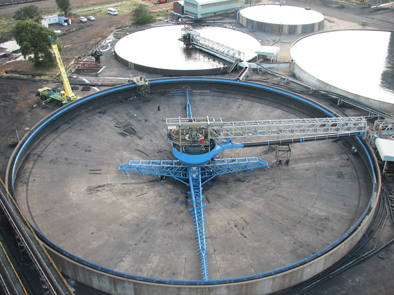 Thickener after retrofit.