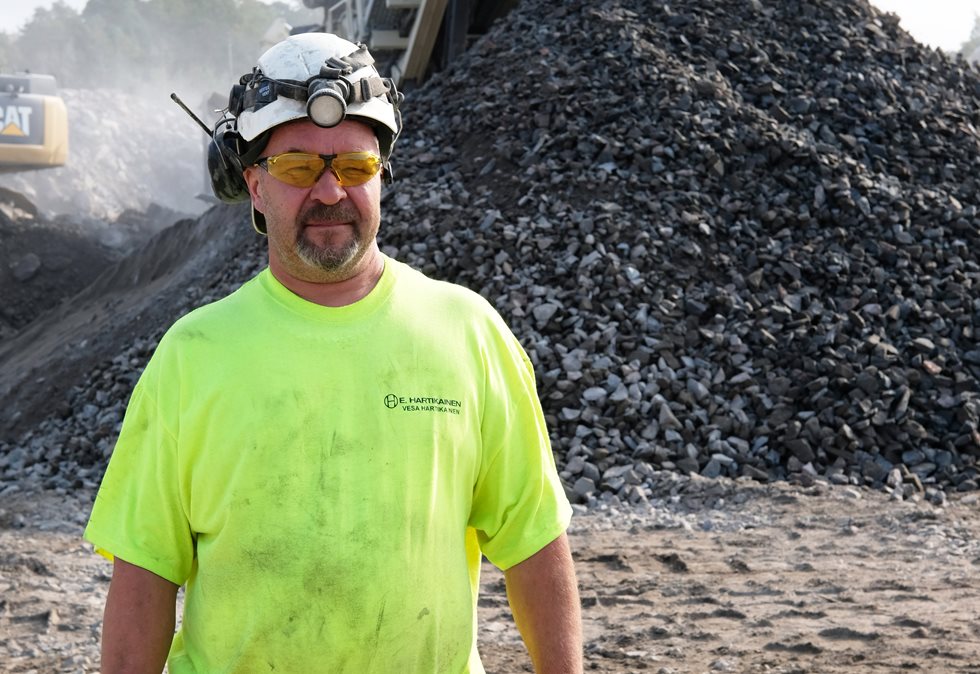 Vesa Hartikainen, owner of E. Hartikainen on his site