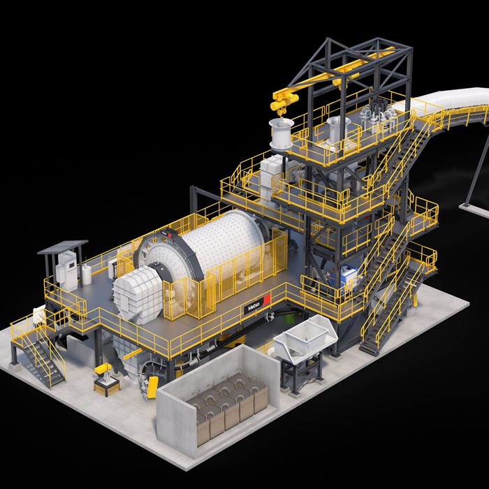  Horizontal mill system modules