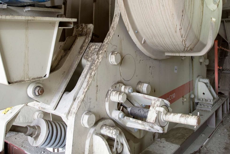 Der Grauwackesteinbruch Stentenberg produziert hochwertige kubische Gesteinskörnungen