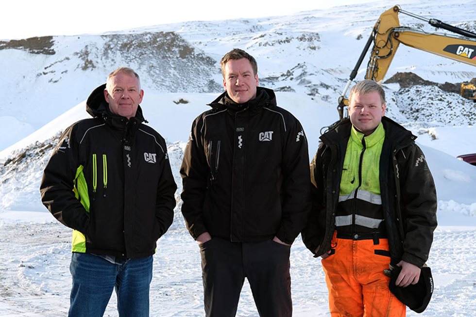 Throtturs starka trio: Helgi Thorsteinsson (vänster) och hans söner Fannar och Thorsten Helgasson.