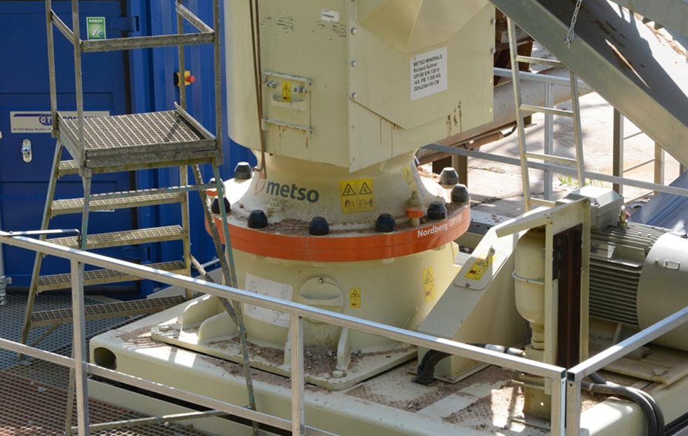 Die Prallbrecher wurden durch Kreiselbrecher GP100 ersetzt