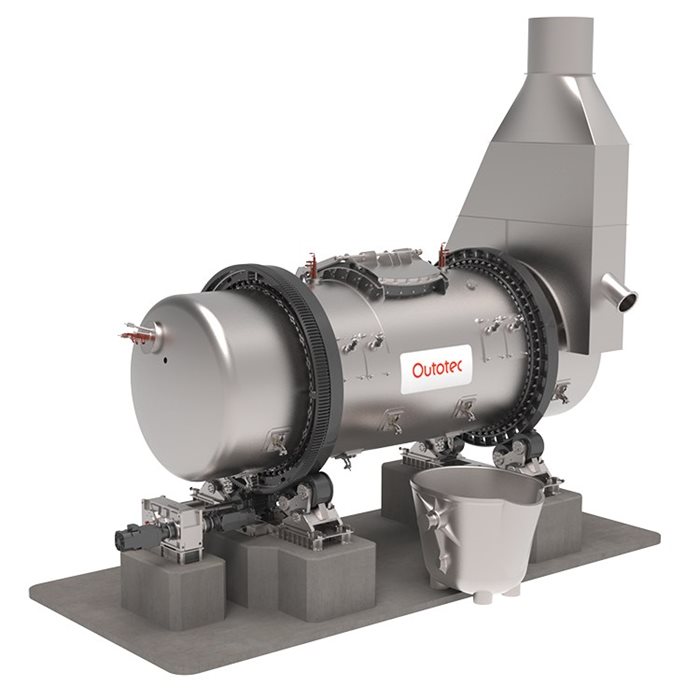 Horno para ánodos Metso 