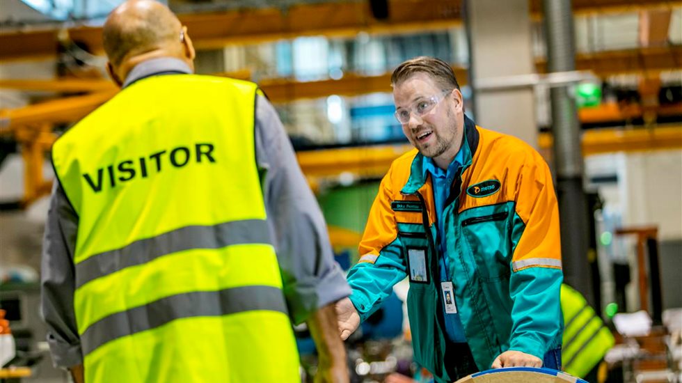 Na Metso, abordamos a segurança de maneira proativa, integrando-a em nossos processos diários e formas de trabalhar