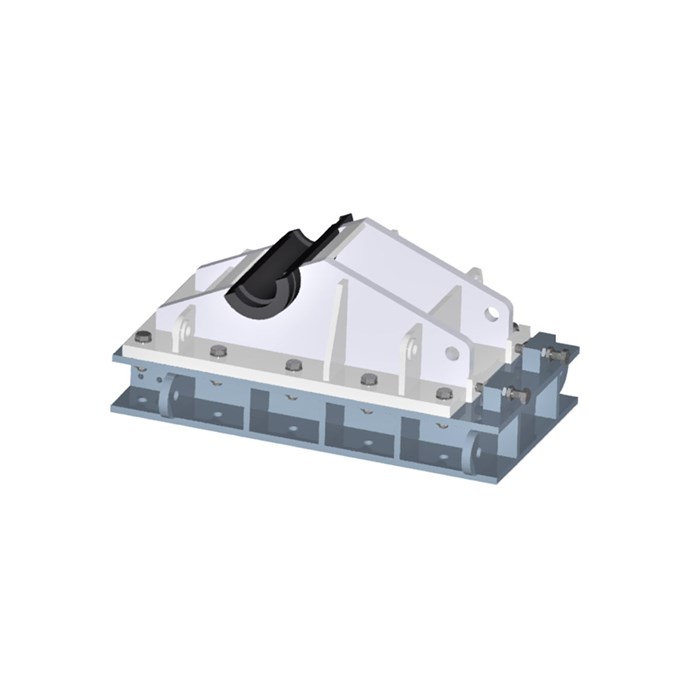 Trunnion wheel base frame assembly