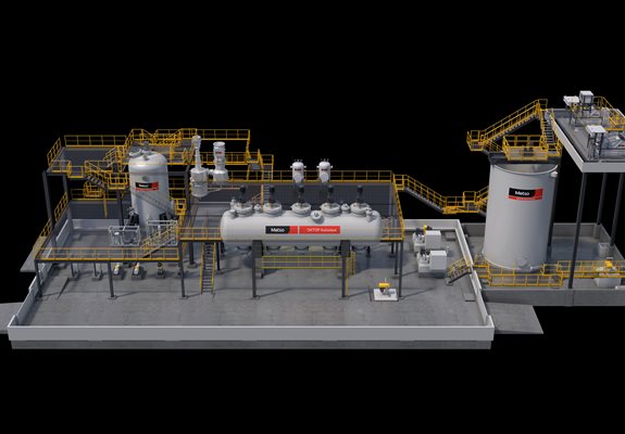 Cu POX leaching process