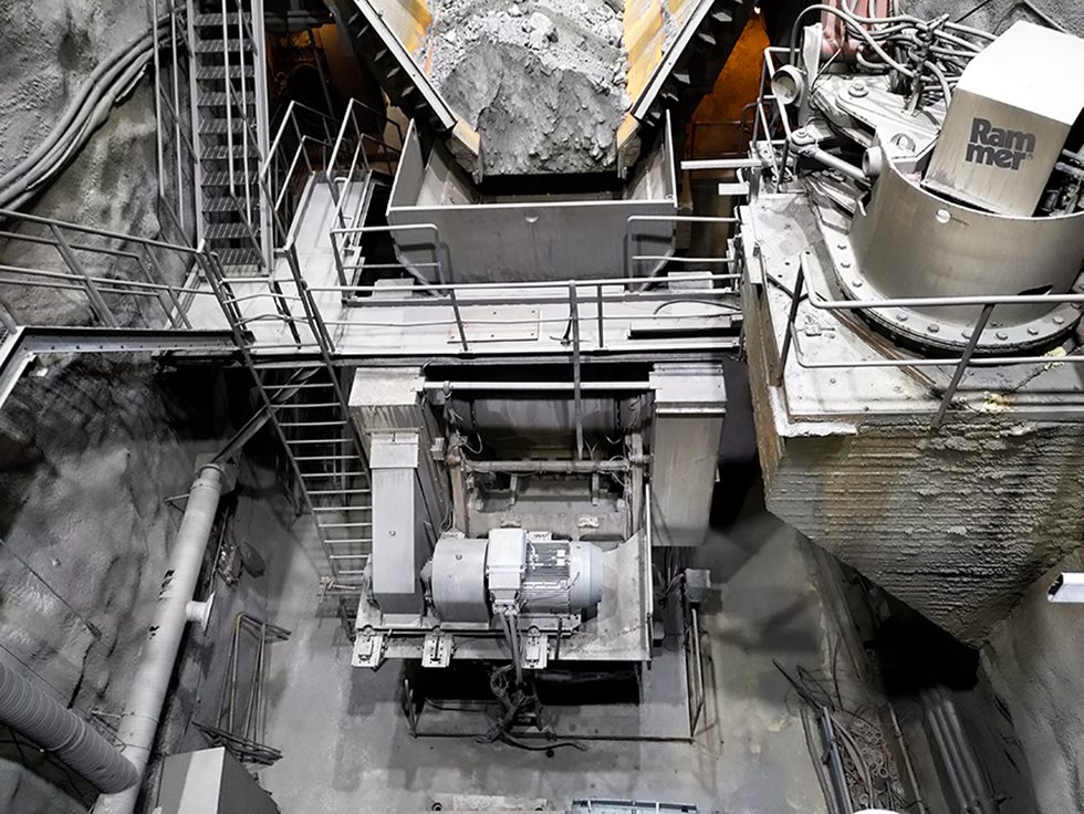 C200 jaw crusher in Pyhäsalmi Mine