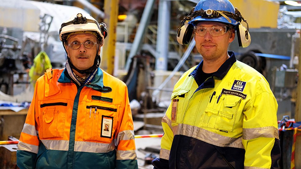 To men pictured at Yara mine-