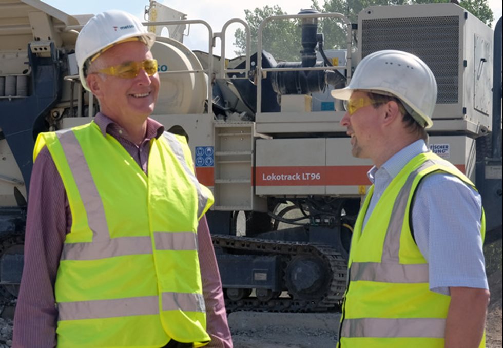 Ulrich Nikolaus, Geschäftsführer und Inhaber der Brecheranlage