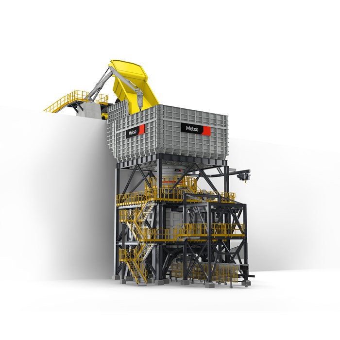 Primary gyratory station