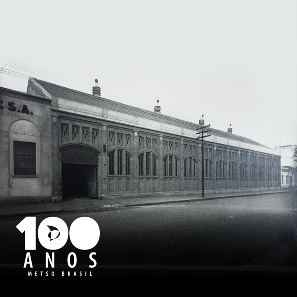 Fotos dos primeiros registros da Metso Brasil.