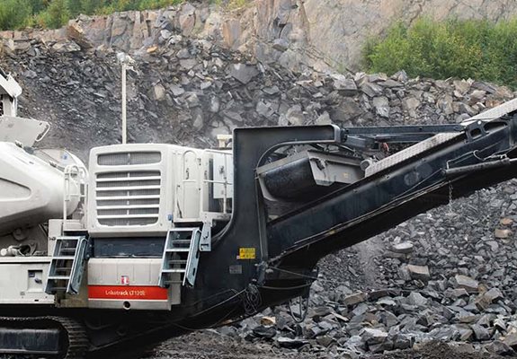 Lokotrack® LT120E™ mobile jaw crusher