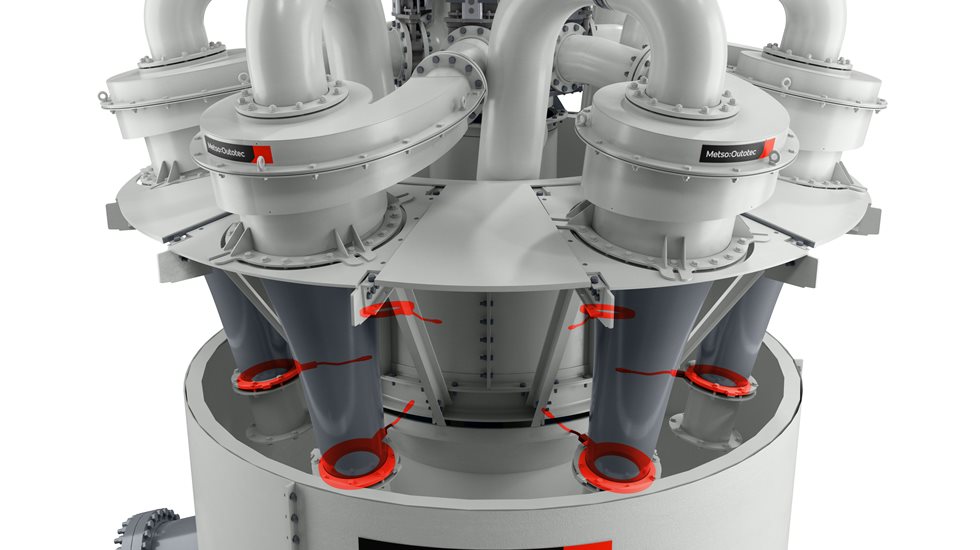 MHC™ hydrocyclone cluster with CycloneSense™ technology