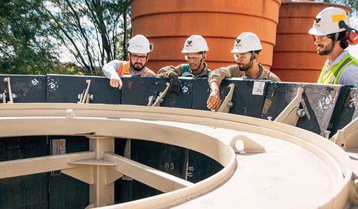 "Com um carrossel para mudar revestimentos a segurança foi garantida"