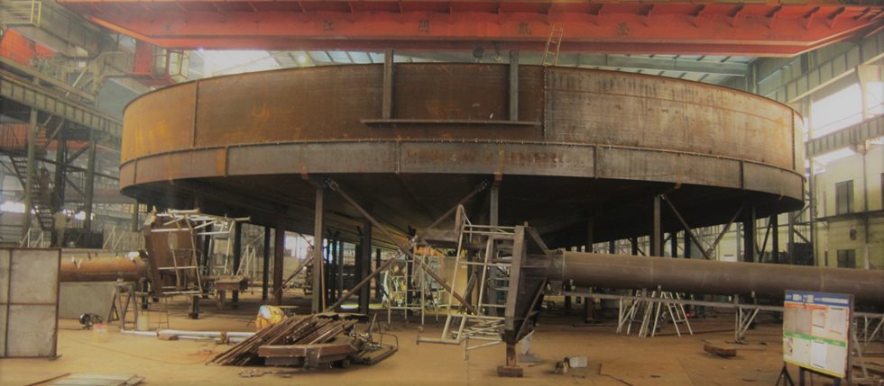 Trial assembly at Outotec workshop