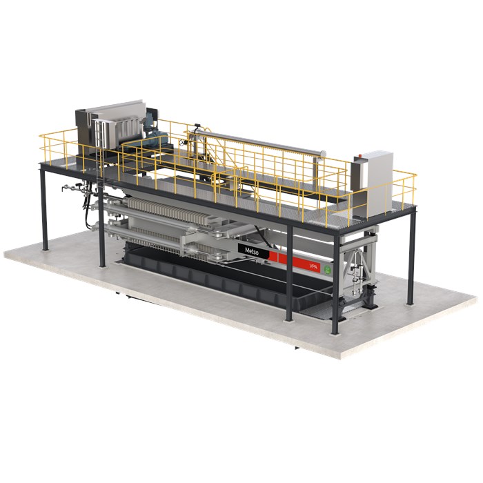 Metso VPA pressure filters have many useful features.