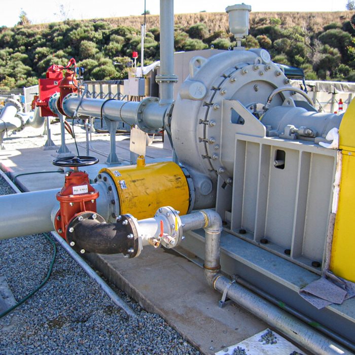 Thomas Simplicity Series horizontal dredge pumps.