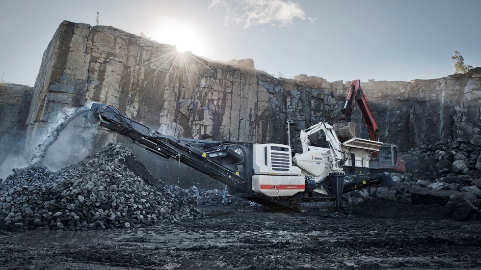 A construção mais ágil com uso de equipamentos móveis como britadores e peneiras.