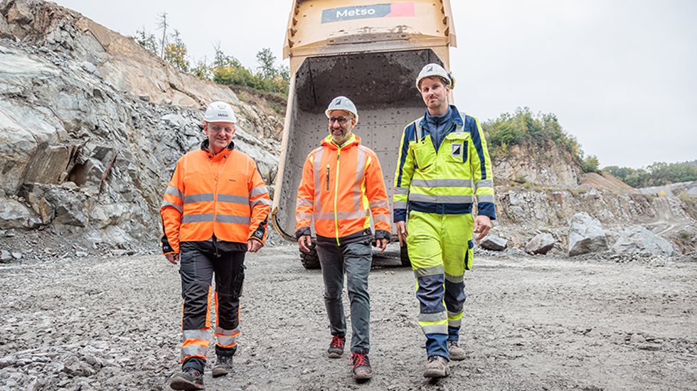 Metso Truck Body in the Röhrig quarry