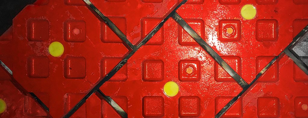 Xlok lining for crusher discharege vaults