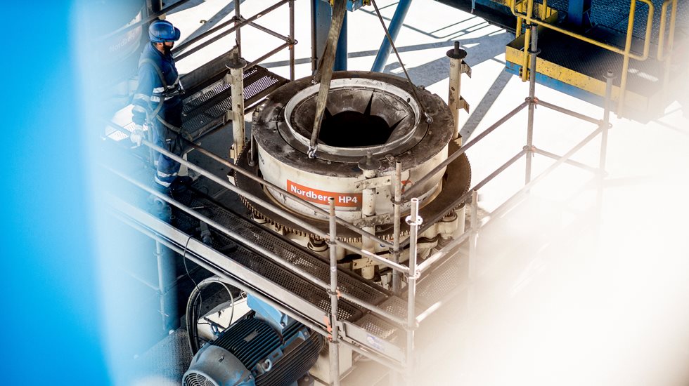 Desgaste do britador pode ser combatido com duas siglas