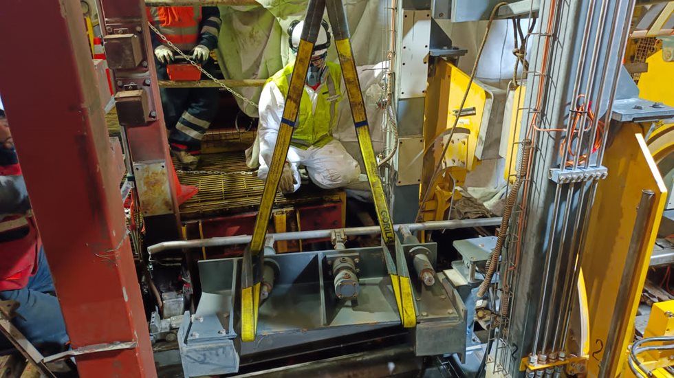 Imagen despegadora de cátodos