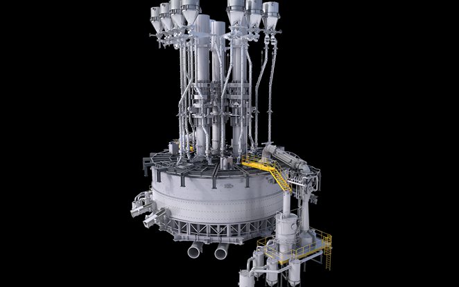 Circular DRI Smelting Furnace, up to 1 Mt per annum