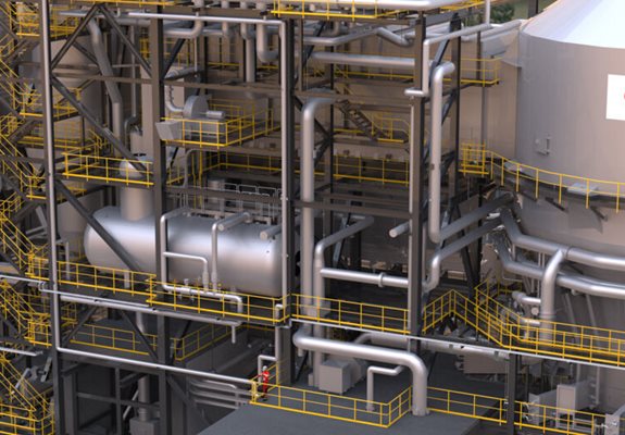 Pyrite Roasting Plant