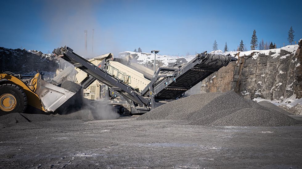 Metso Outotec equipment at work in RKJ Rahikainen site