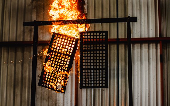 Tela Borracha Metso Retardante