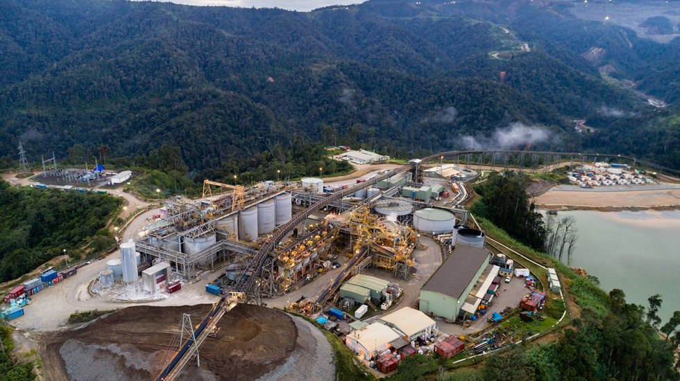 The overland conveyor at the Hidden Valley follows the site’s tourturous contours providing a vital link between the pit and processing plant. 