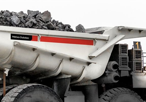 O Metso Truck Body é uma báscula de caminhão leve com uma vida útil sem precedentes.