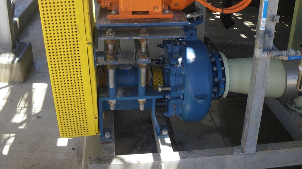 Main slurry pump at Jiaxing Power Plant.