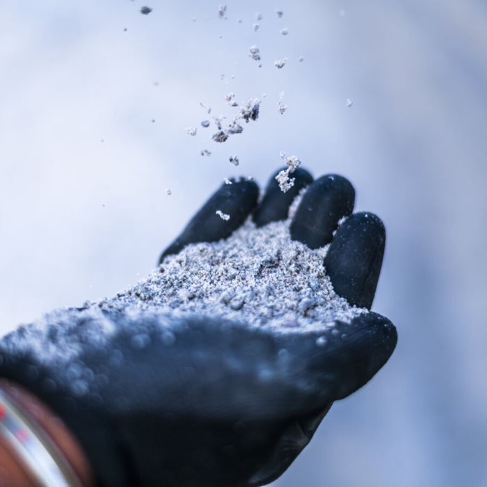 Sand manufacturing process.