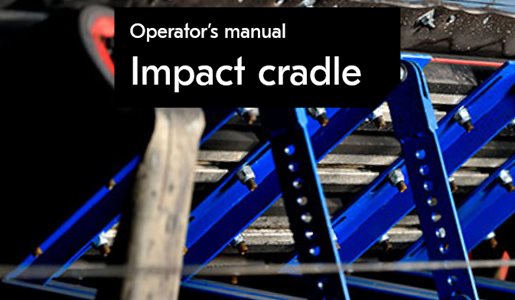 "Metso Impact Cradle Operators Manual"