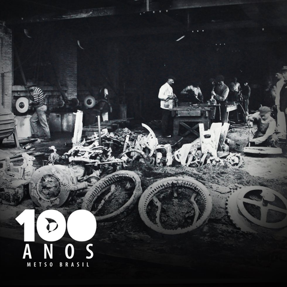 Fotos dos primeiros registros da Metso Brasil.