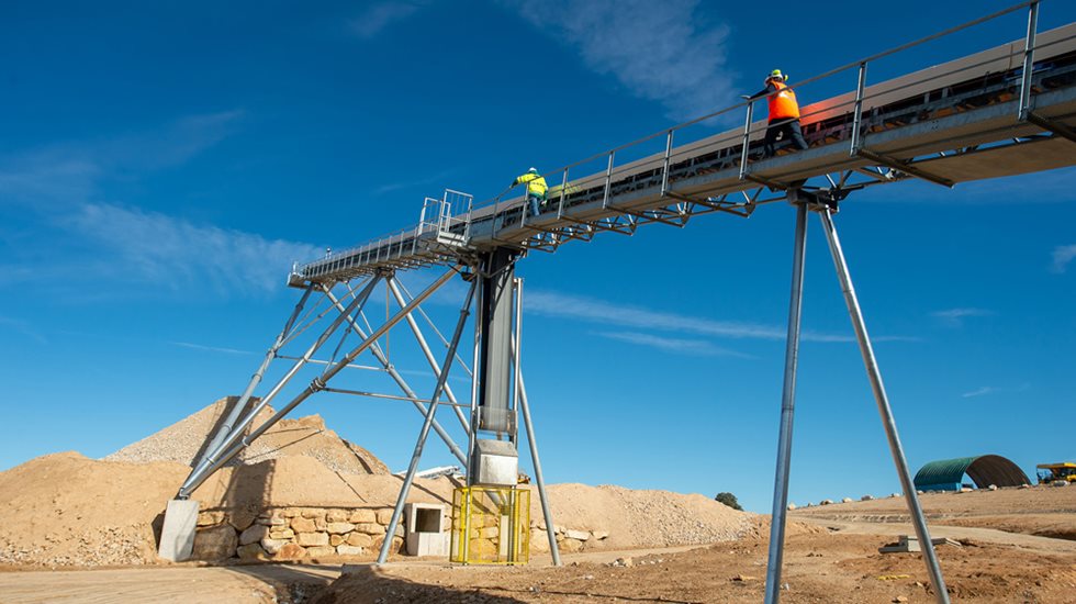 Blick auf die Saloro-Mine