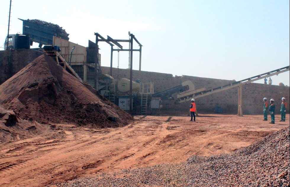 Employees and equipment at the Gayatri Projects Limited’s site