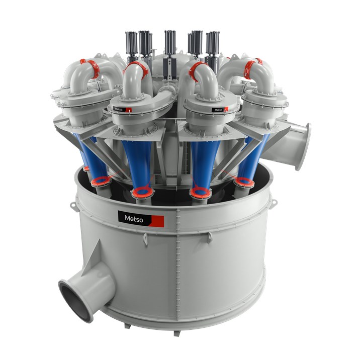 Hydrocyclone cluster with CycloneSense