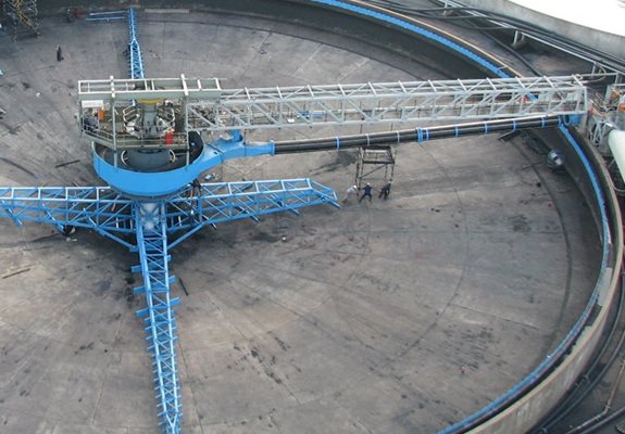 Actualización del mecanismo y puente del espesador