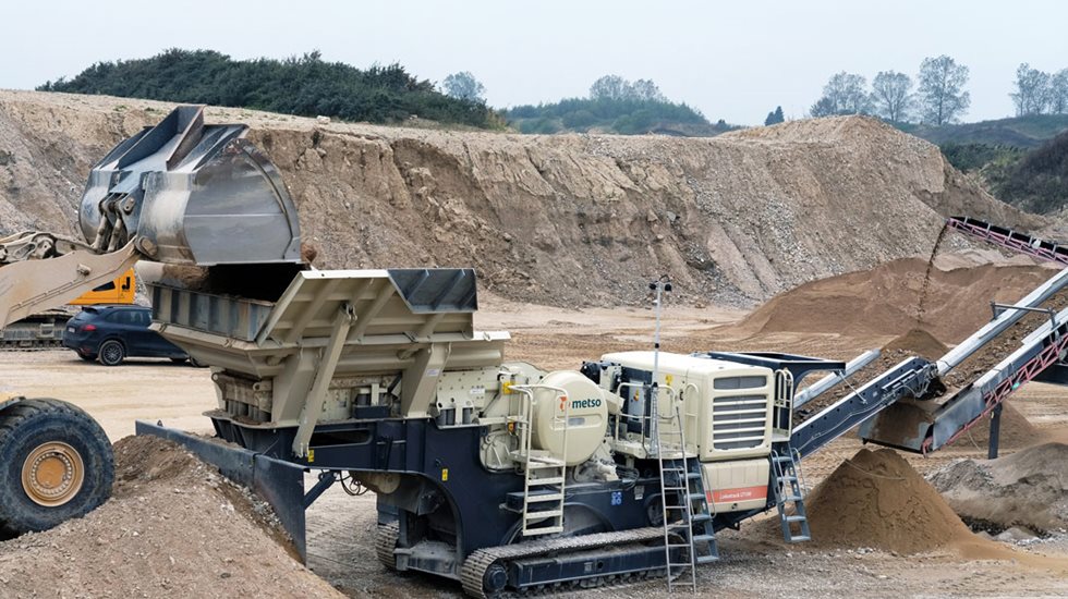 Roskilde Sten & Grusin työmaanäkymä