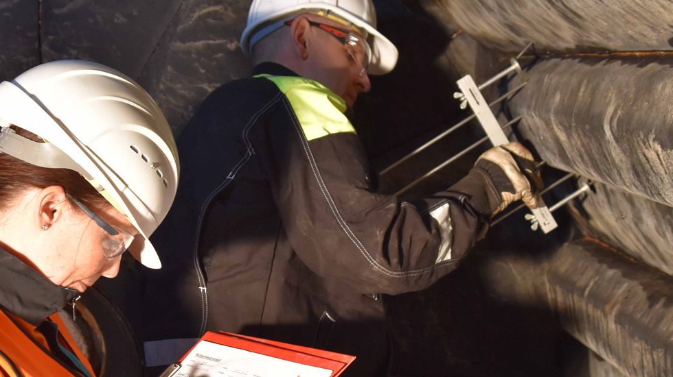 Employees at EFS plant