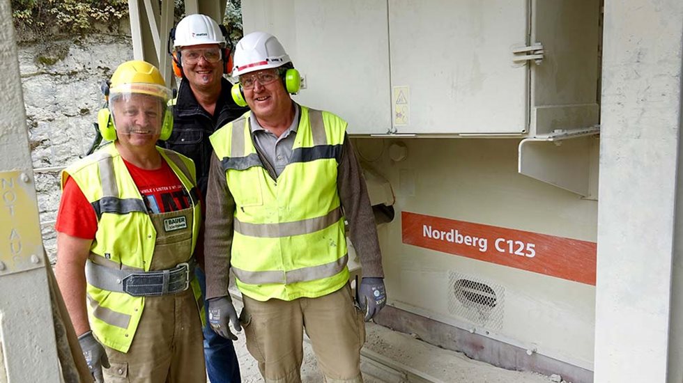 Das Schotterwerk in Erkenbrechtsweiler produziert Splitte und Schotter für den Straßen- und Wegebau