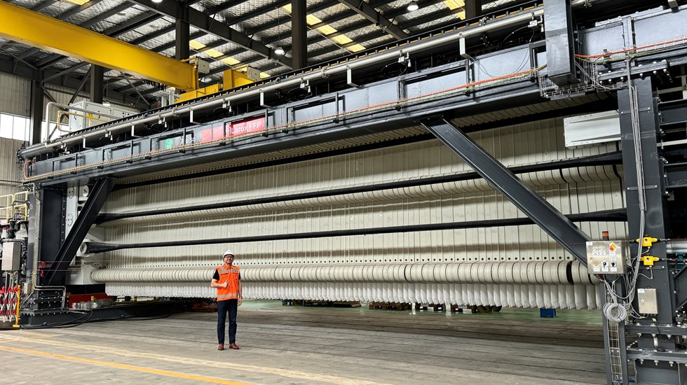 Metso Larox® FFP filter at Suzhou factory 