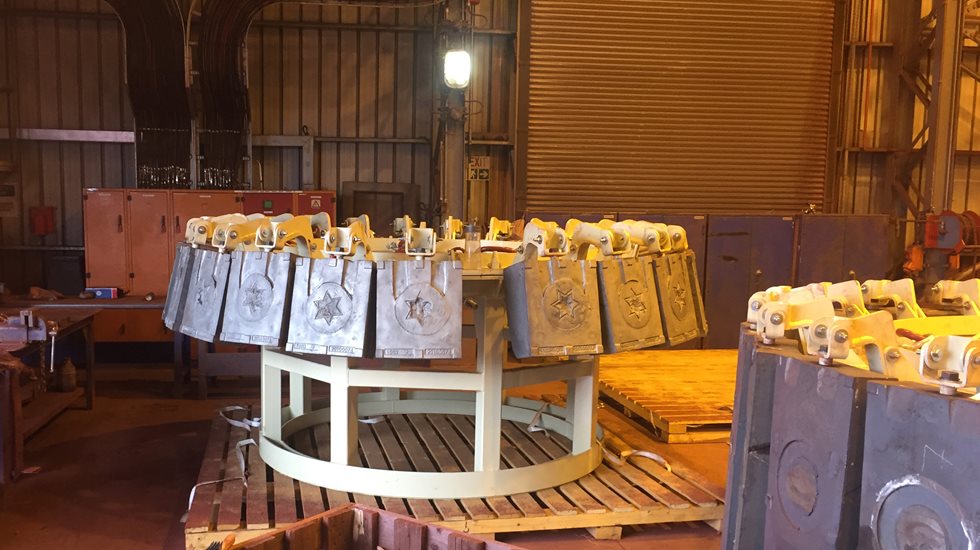 Concave carousel at Kolomela mine