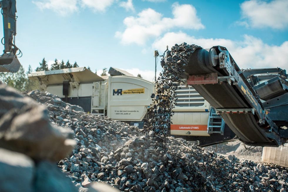 Lokotrack® Urban™ LT106S at work at the Martin Rønning AS site