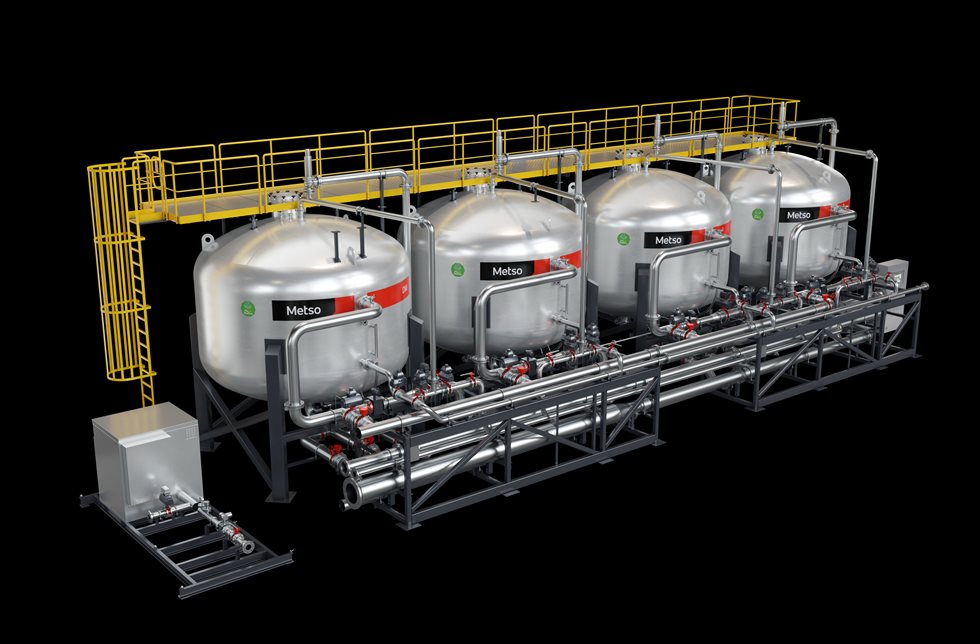DM filter is used to remove organics in battery minerals processes