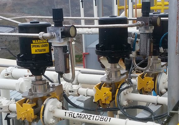 Metso milk of lime dosing valve